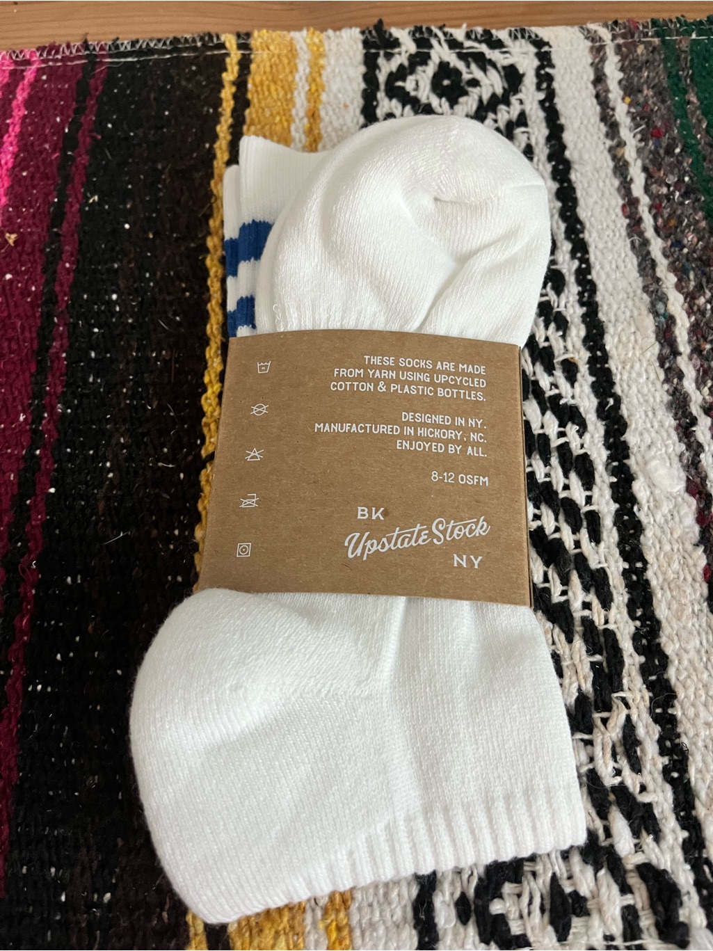 Upstate Stock Mccarren Tube Socks, Two, Nwt — image 8 of 8